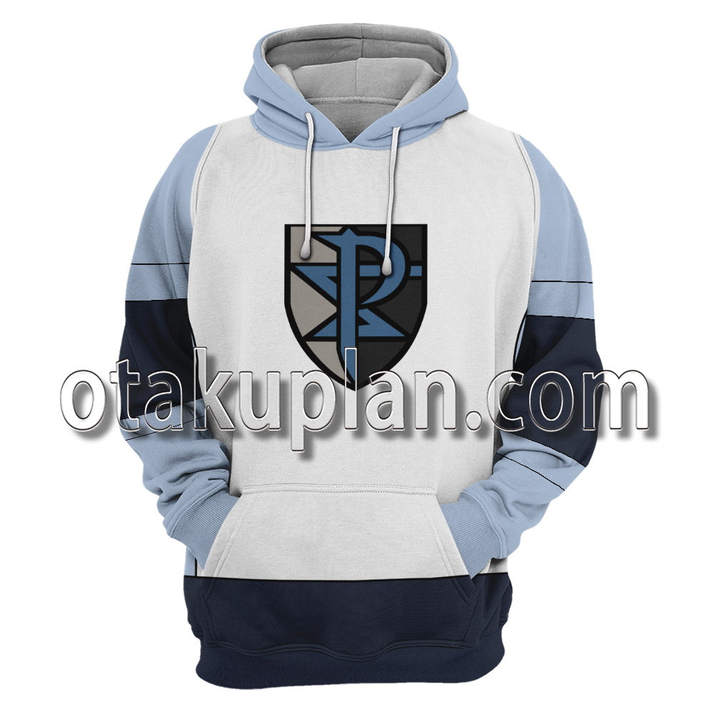 Black and White Team Plasma Cosplay Hoodie