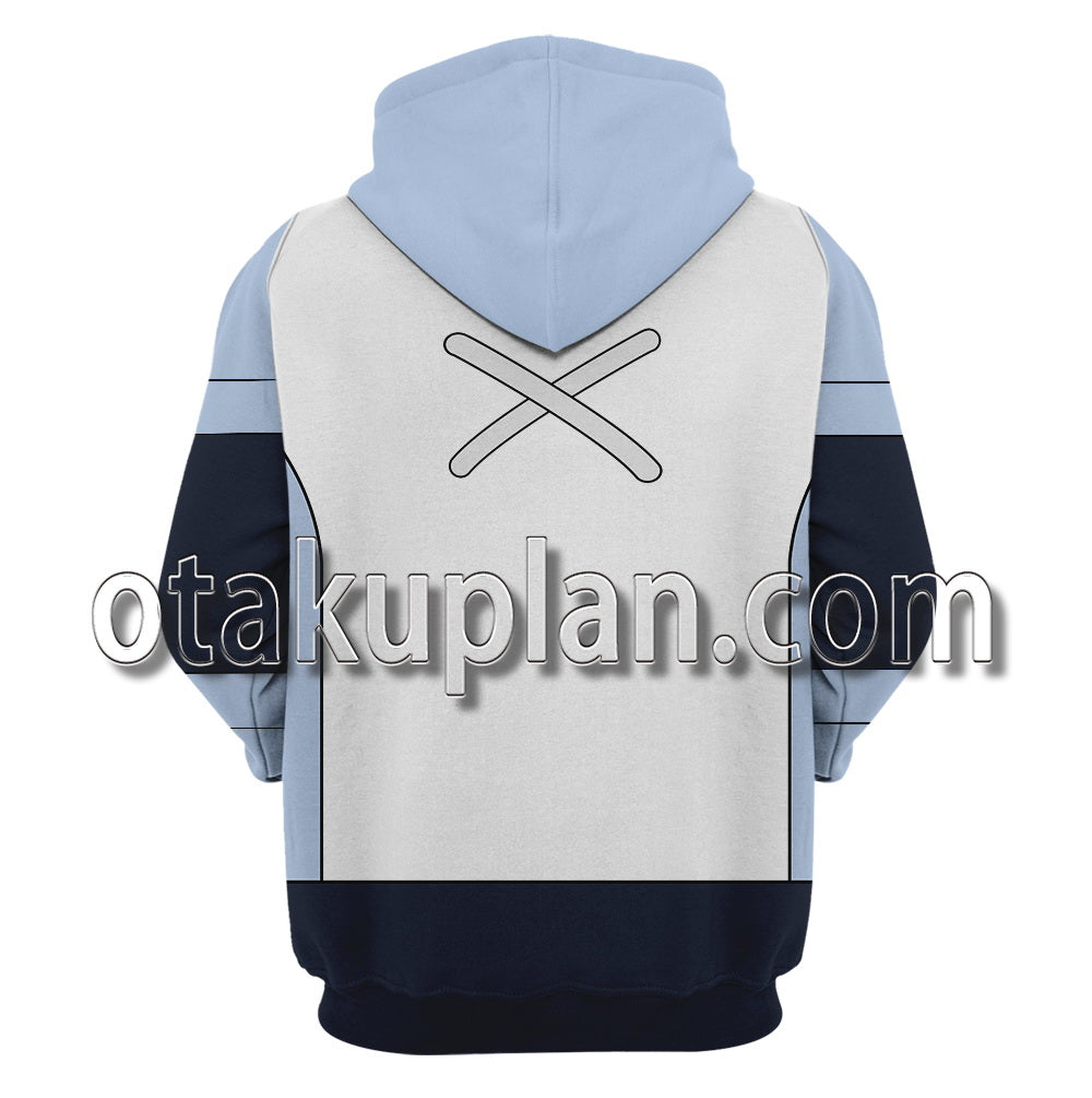 Black and White Team Plasma Cosplay Hoodie