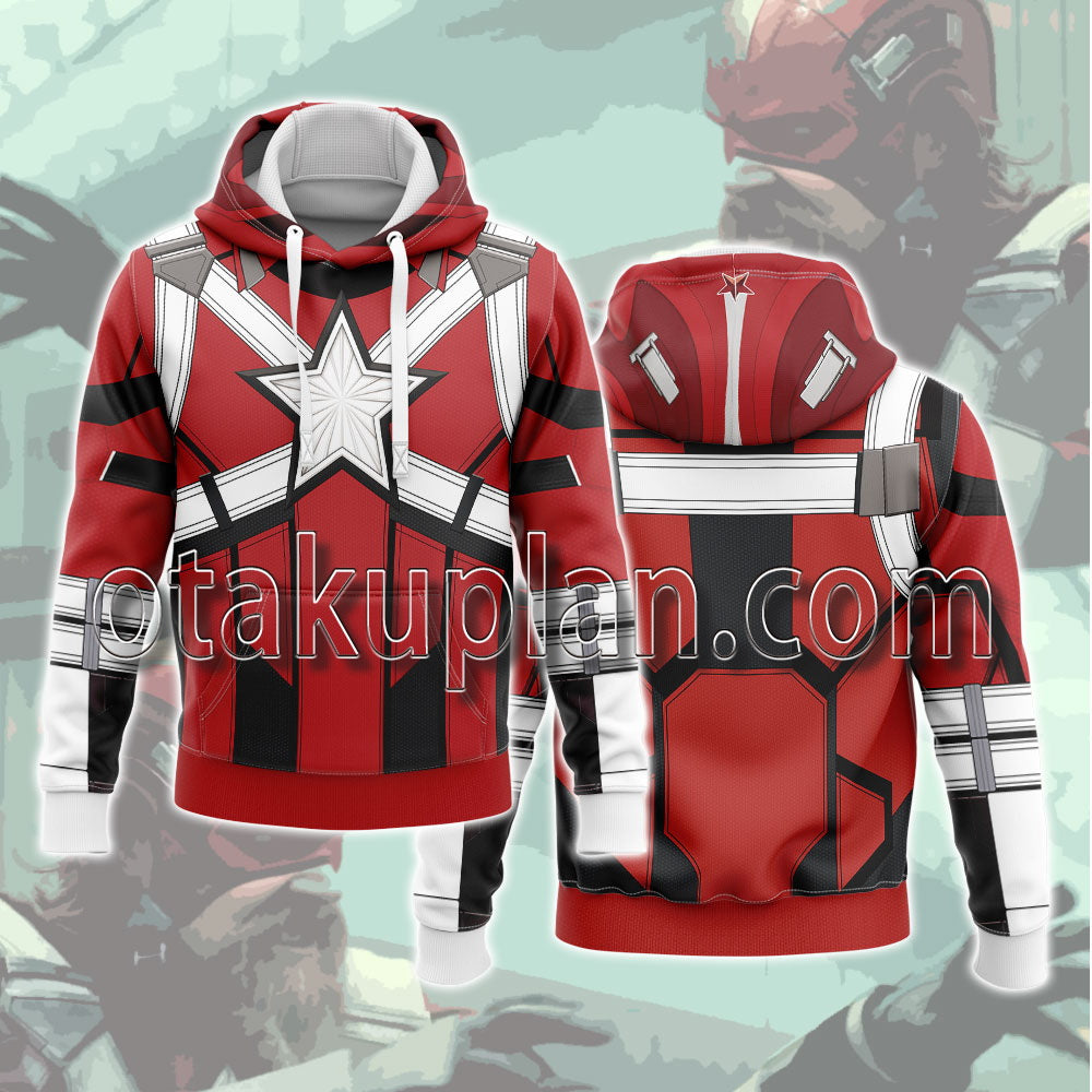 Black Widow Red Guardian Cosplay Hoodie