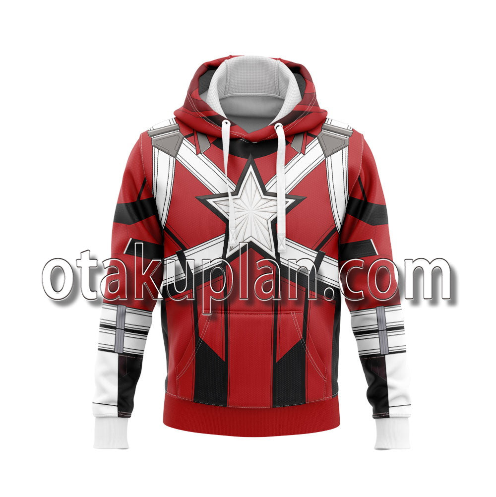 Black Widow Red Guardian Cosplay Hoodie