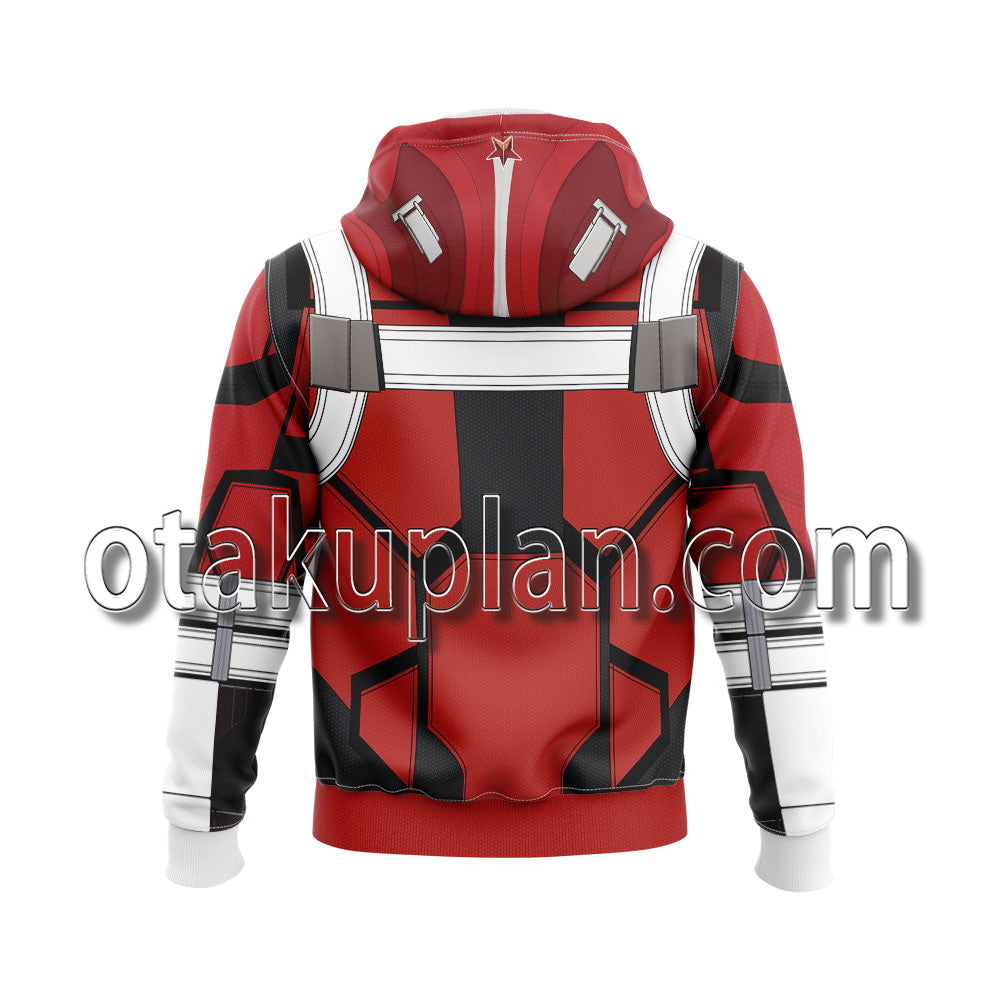 Black Widow Red Guardian Cosplay Hoodie