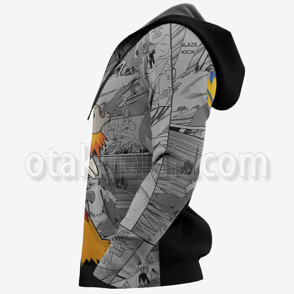 Blaziken Hoodie Custom Mix Manga