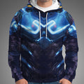 Blue Beetle 2023 Jaime Reyes Armor Cosplay Hoodie