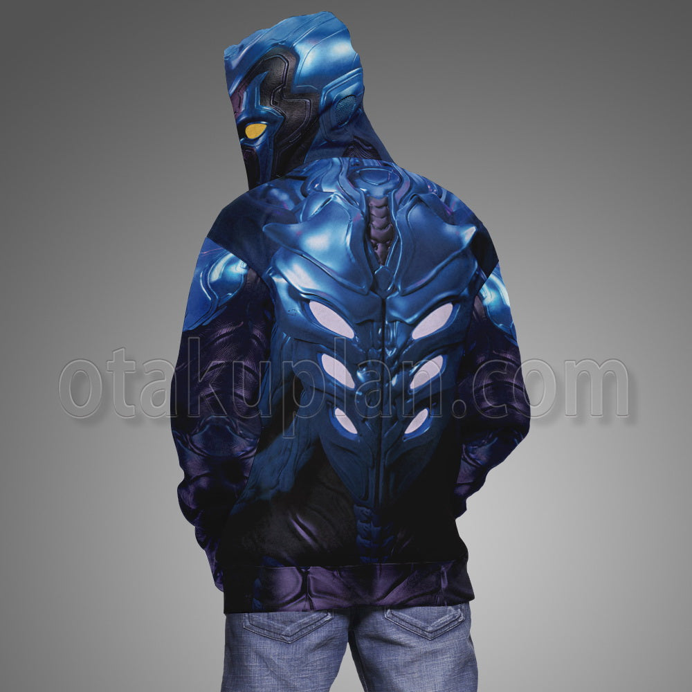 Blue Beetle 2023 Jaime Reyes Armor Cosplay Hoodie