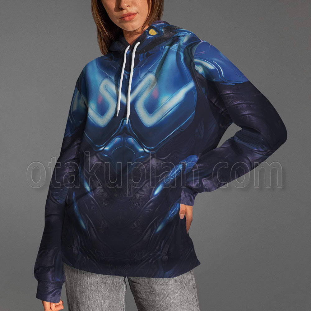Blue Beetle 2023 Jaime Reyes Armor Cosplay Hoodie
