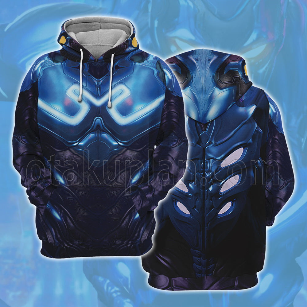 Blue Beetle 2023 Jaime Reyes Armor Cosplay Hoodie