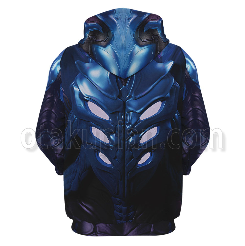 Blue Beetle 2023 Jaime Reyes Armor Cosplay Hoodie