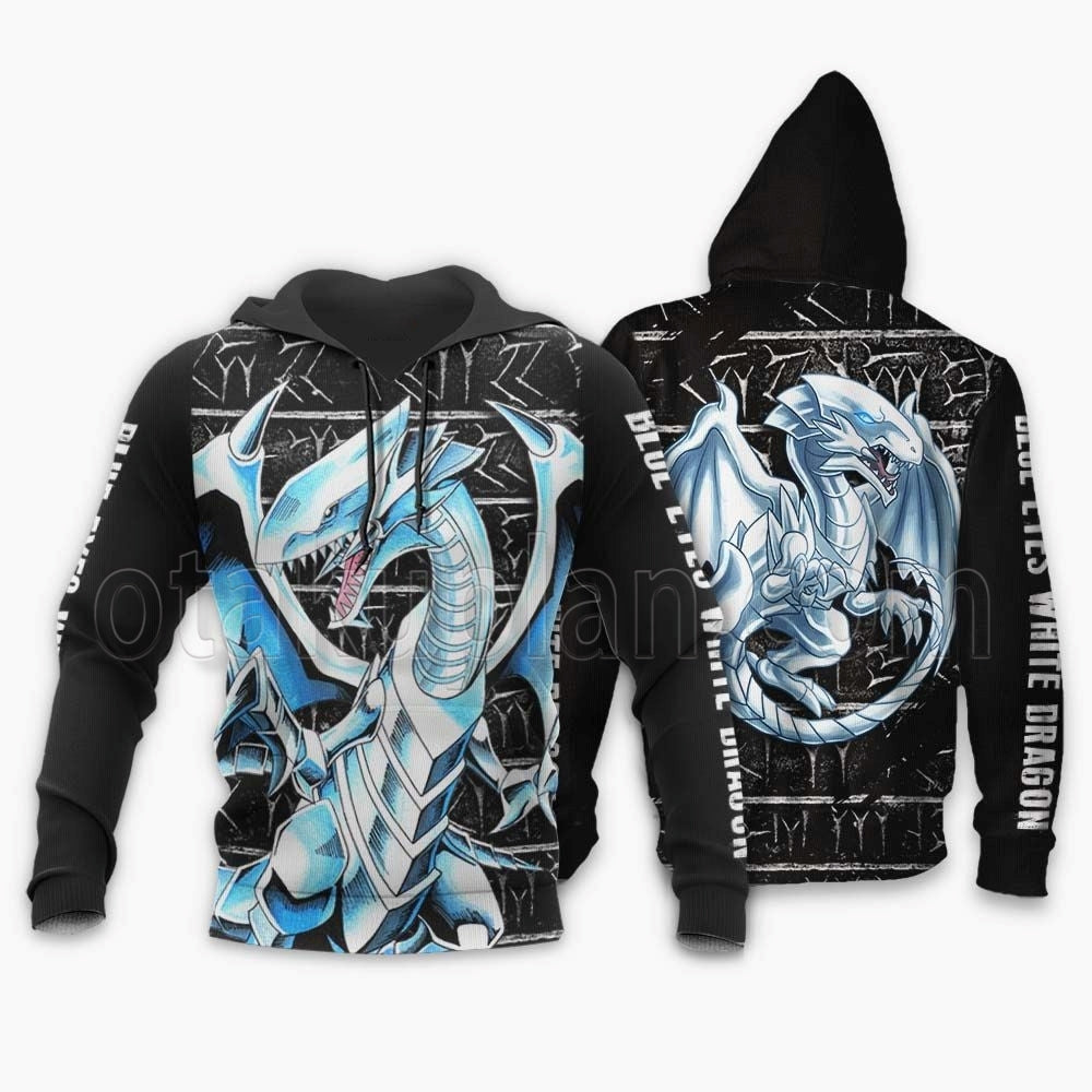 Blue-Eyes White Dragon Hoodie Custom