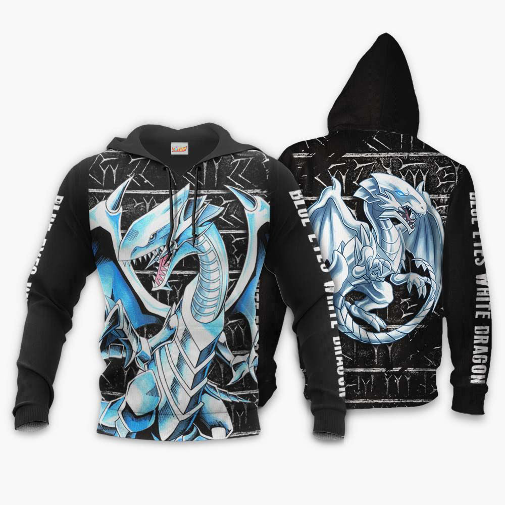 Blue Eyes White Dragon Yugioh Hoodie Shirt