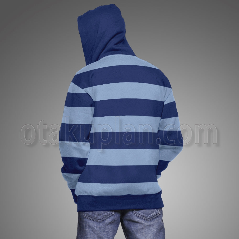 Blues Clues Steve Blue Striped Clothes Cosplay Hoodie