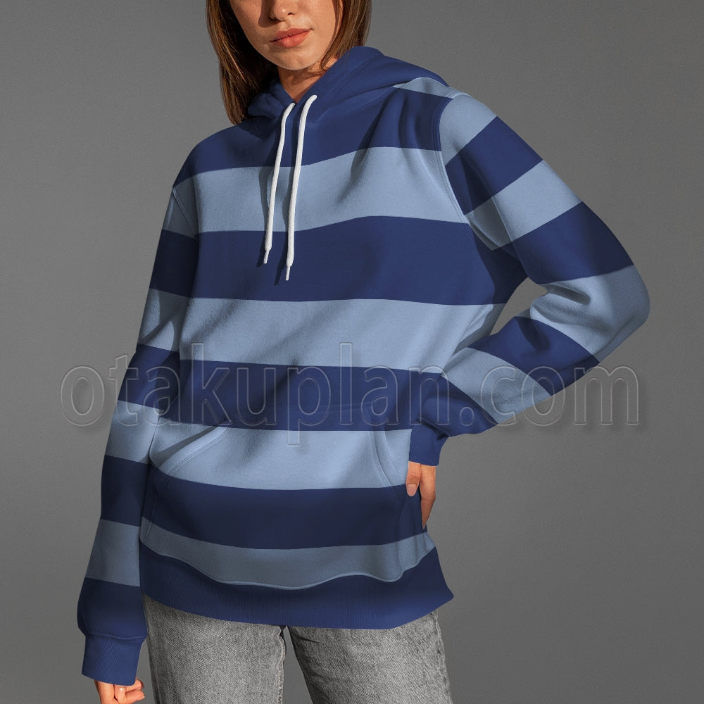 Blues Clues Steve Blue Striped Clothes Cosplay Hoodie
