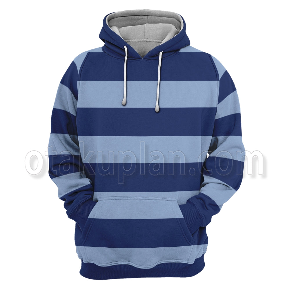 Blues Clues Steve Blue Striped Clothes Cosplay Hoodie