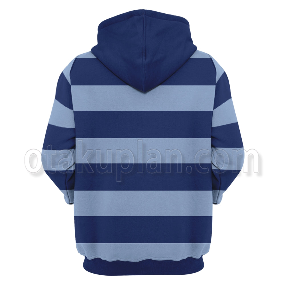 Blues Clues Steve Blue Striped Clothes Cosplay Hoodie