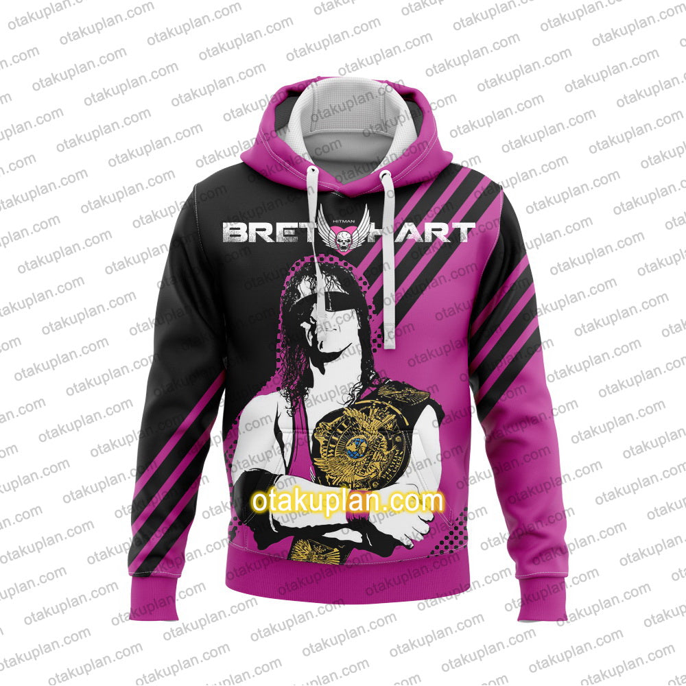 Bret Hart Image Line Combination Hoodie