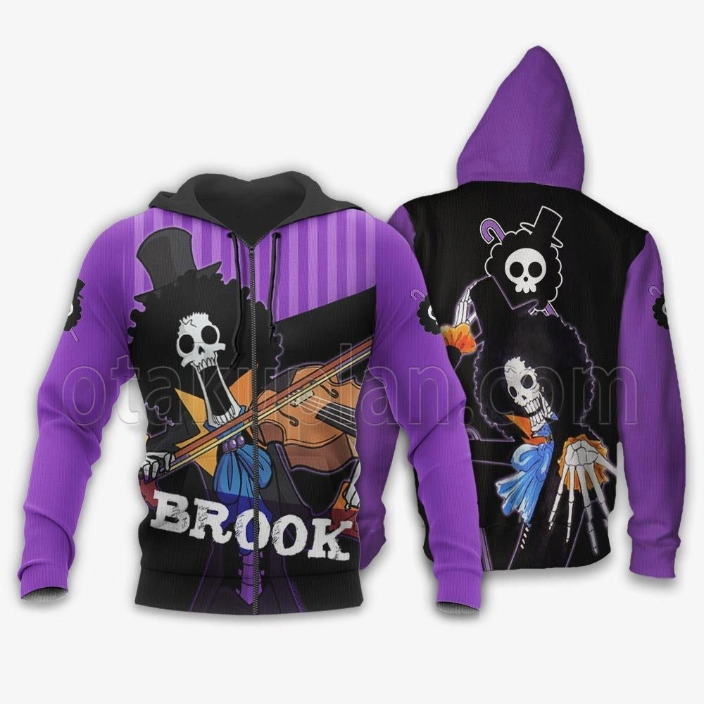 Brook Hoodie Anime