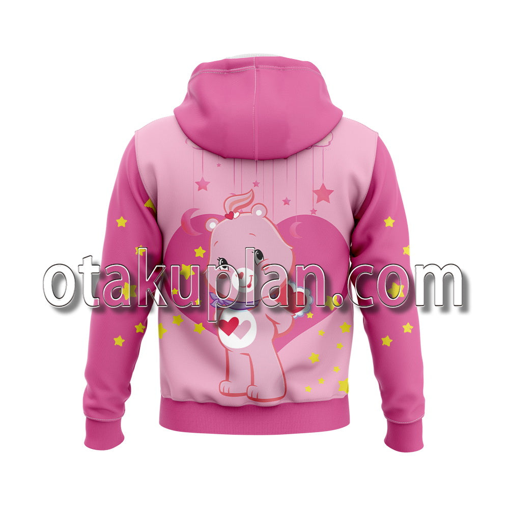 Care Bears Cheer Bear Love-A-Lot Bear Pink Clipart Hoodie