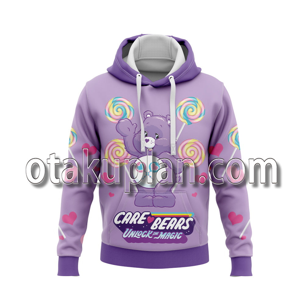 Care Bears Share Bear Purple Clipart Baby Hoodie