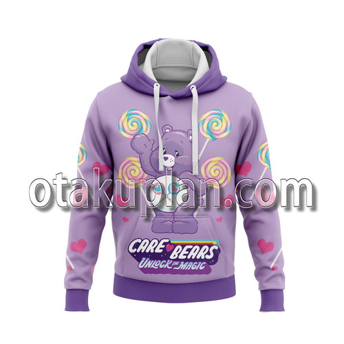 Care Bears Share Bear Purple Clipart Baby Hoodie