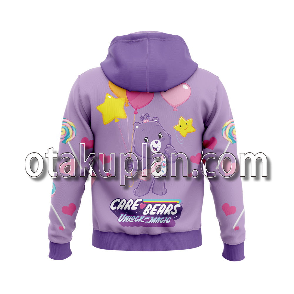 Care Bears Share Bear Purple Clipart Baby Hoodie