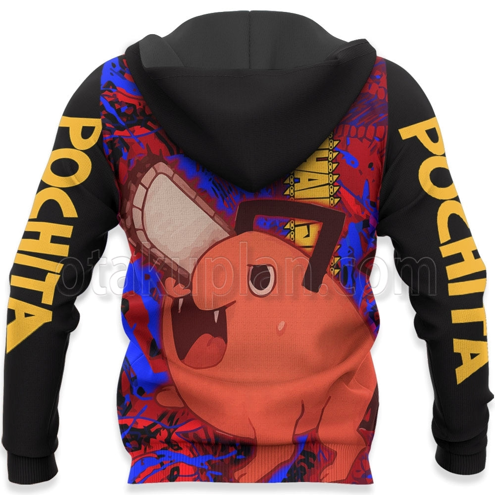 Chainsaw Devil Pochita Hoodie Anime Custom For Fans