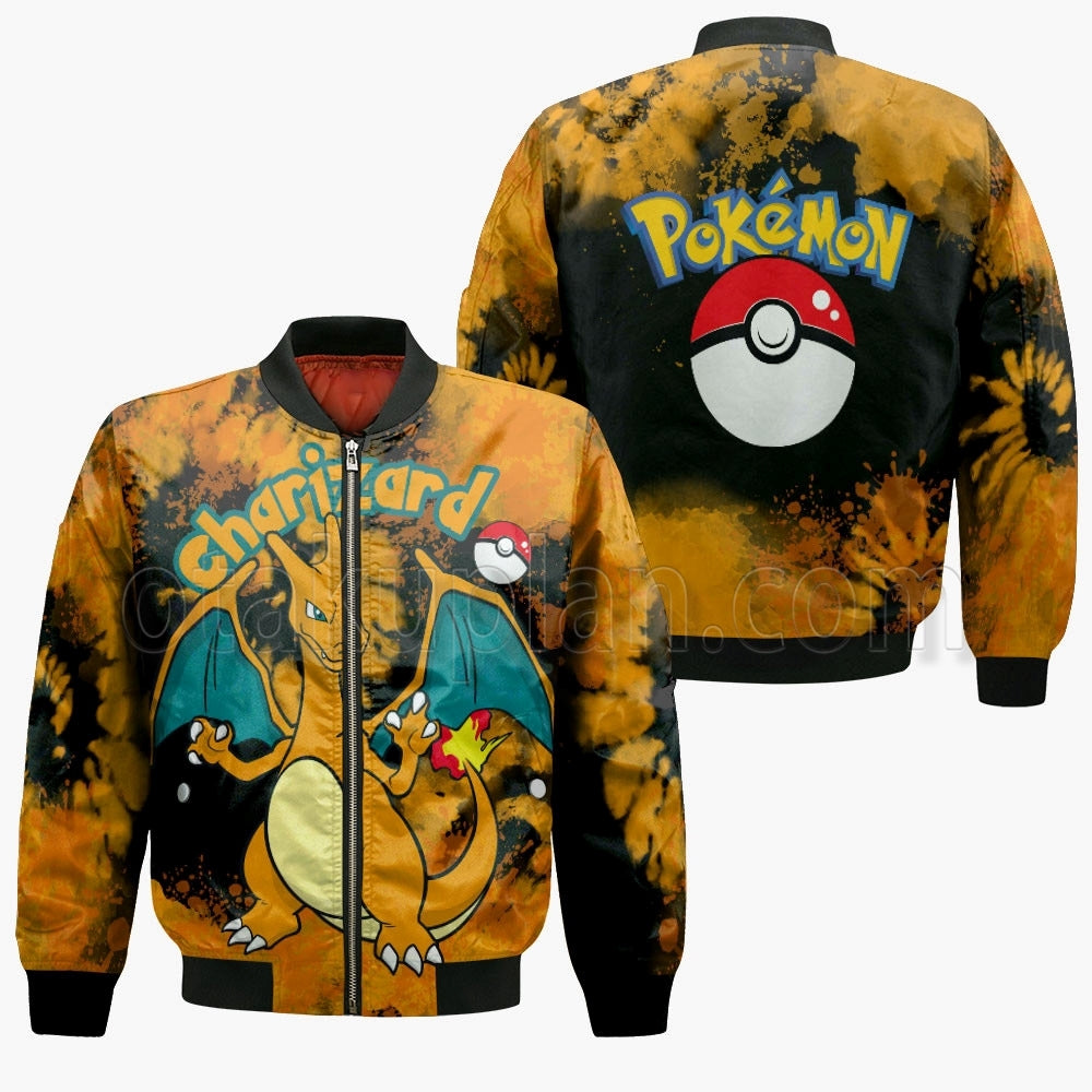 Charizard Hoodie Anime Custom Tie Dye Style