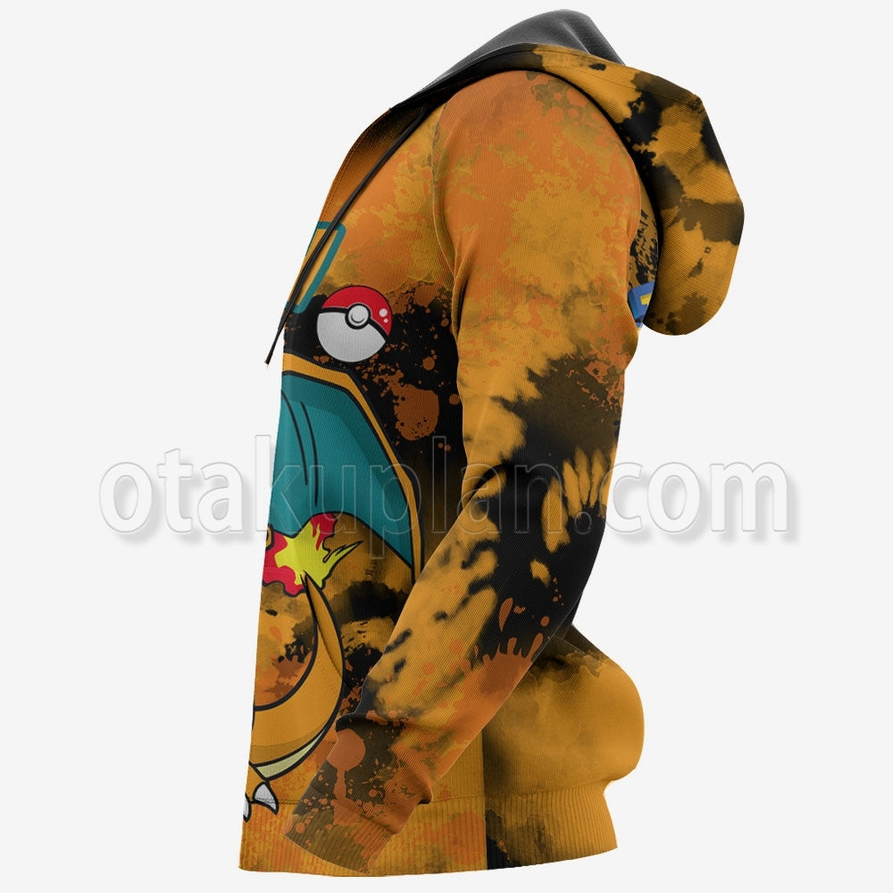 Charizard Hoodie Anime Custom Tie Dye Style