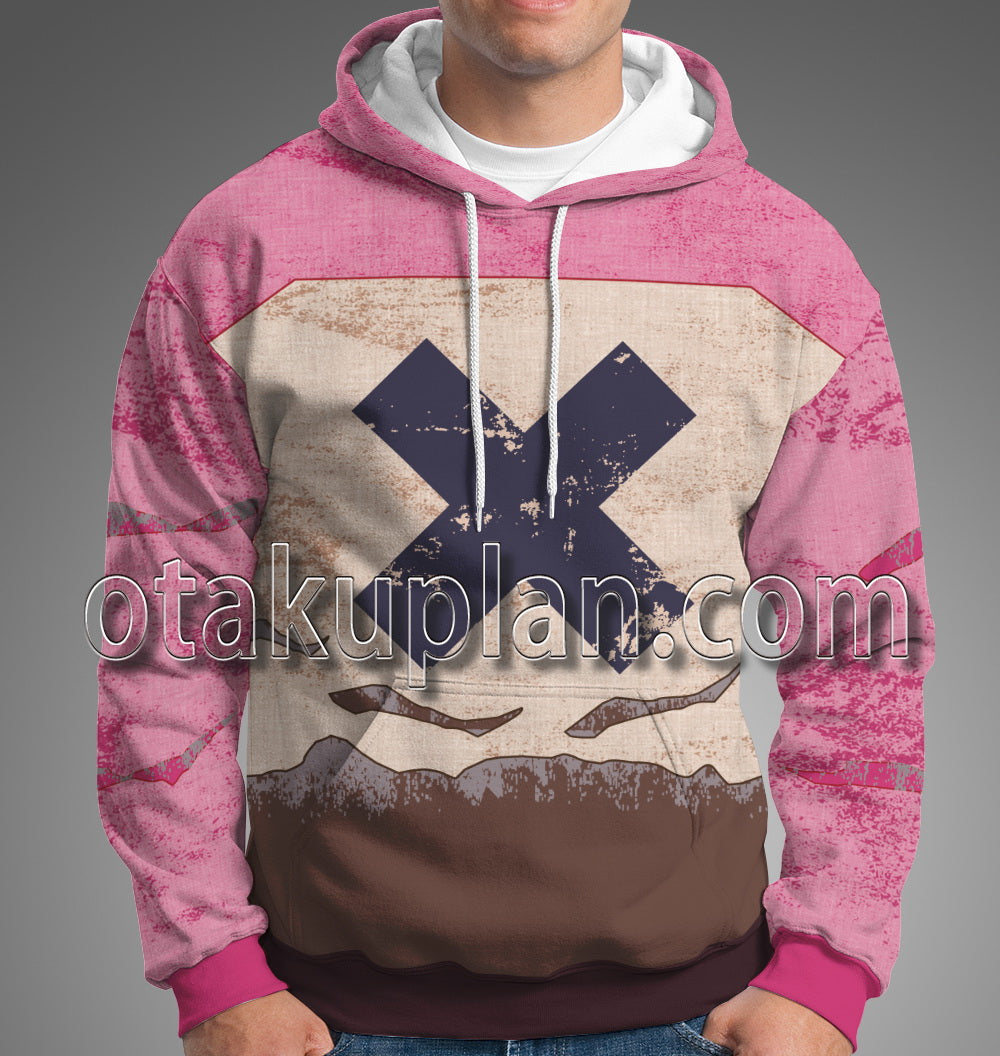 Cyberpunk 2077 V Female Street Kid Old Pattern Cosplay Hoodie