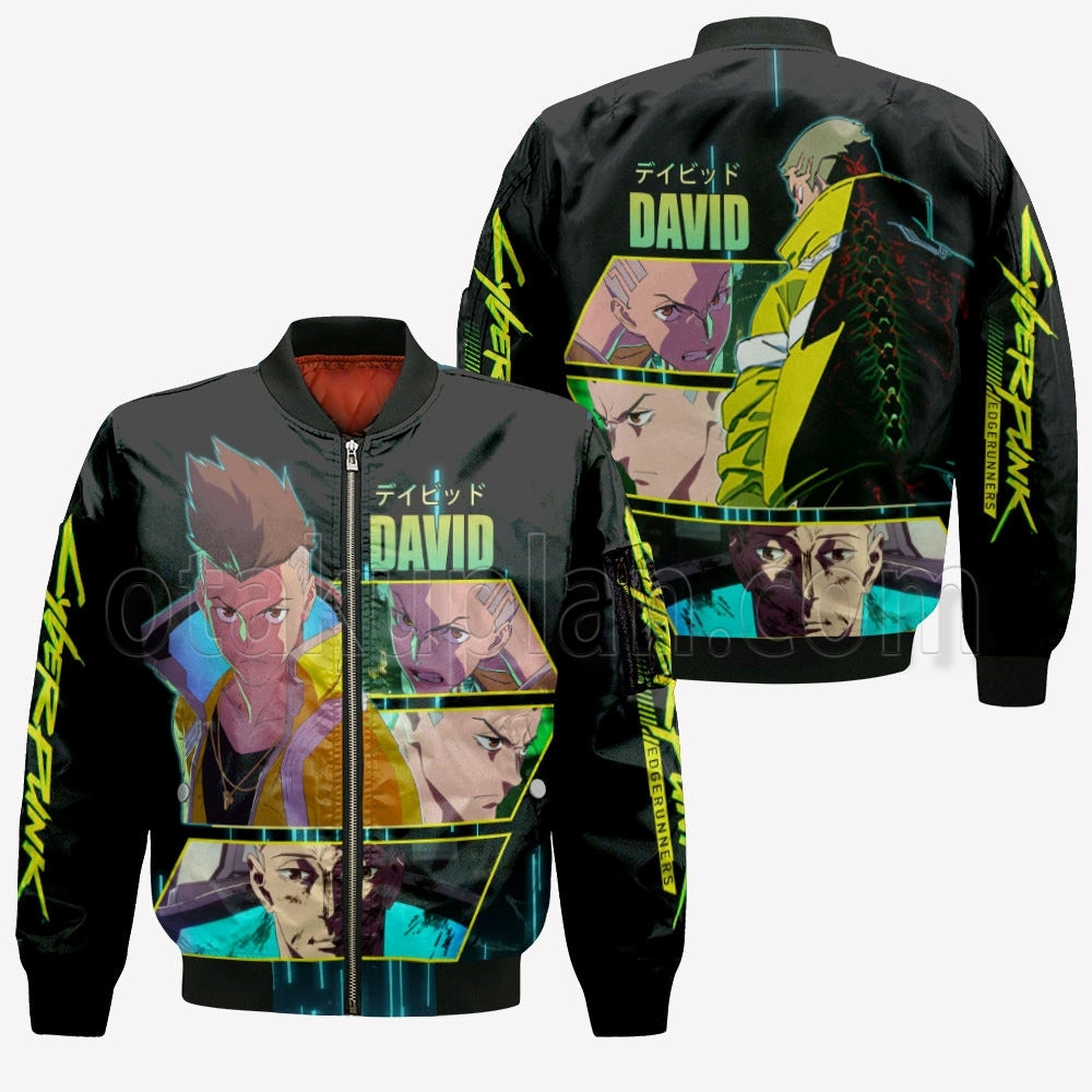 Cyberpunk David Martinez Custom Hoodie Yellow