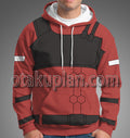 Cyberpunk Edgerunners Kiwi Red Coat Cosplay Hoodie