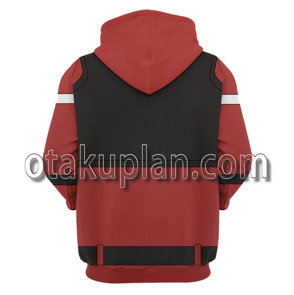 Cyberpunk Edgerunners Kiwi Red Coat Cosplay Hoodie