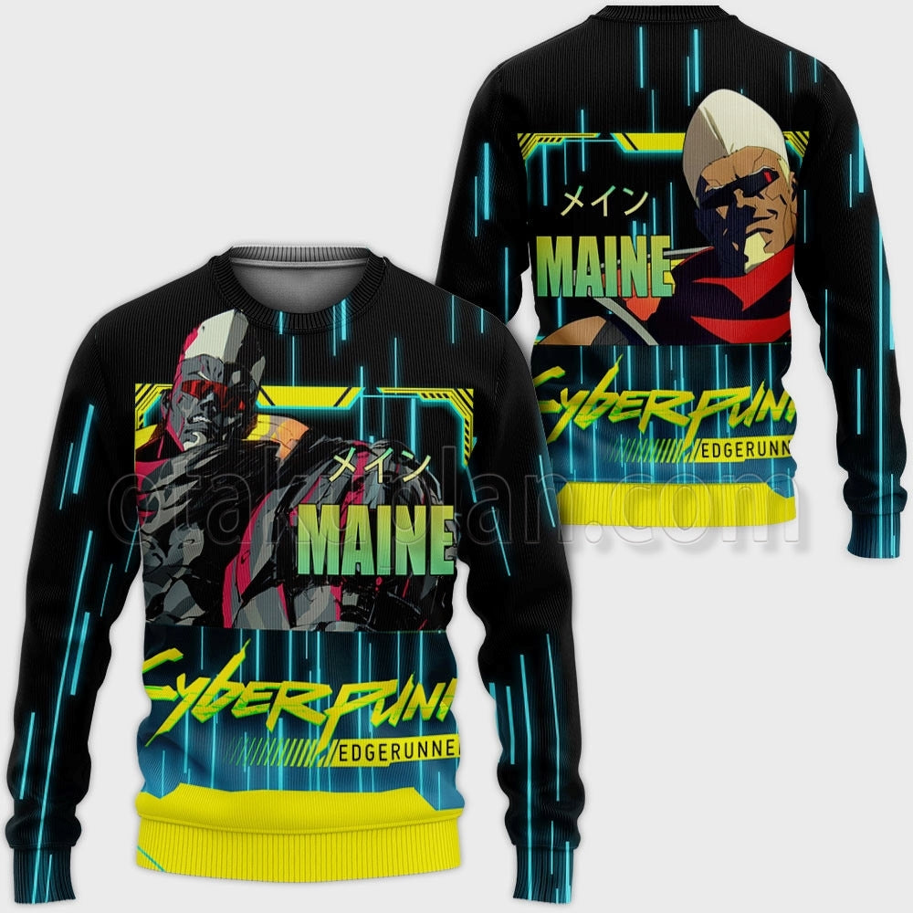 Cyberpunk Maine Custom Hoodie