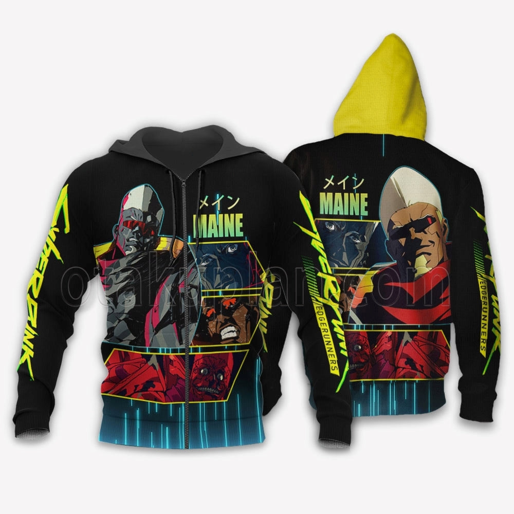 Cyberpunk Maine Custom Hoodie Stylish
