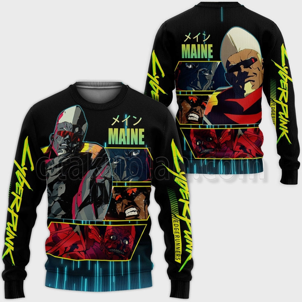 Cyberpunk Maine Custom Hoodie Stylish