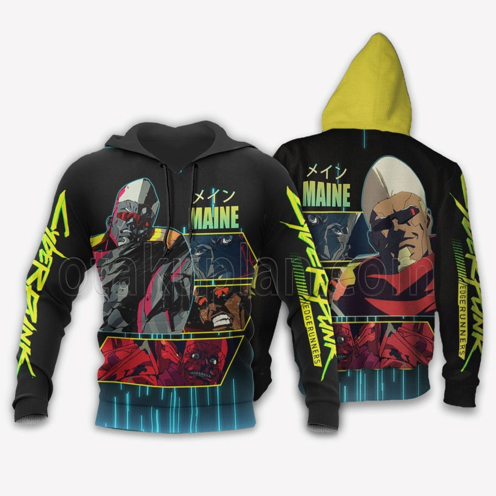 Cyberpunk Maine Custom Hoodie Stylish