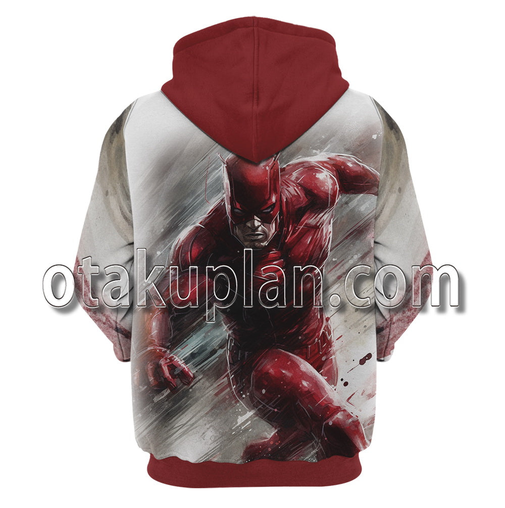 Daredevil Battle Scene Hoodie