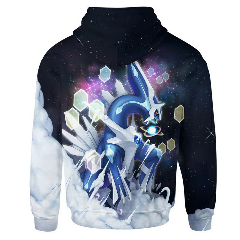 Dark-blue Dialga Hoodie / T-Shirt