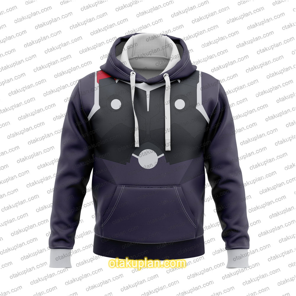 Darling in the FranXX Hiro Male Combat Suit Cosplay Hoodie