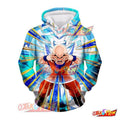 Dragon Ball Technique and Inspiration Krillin Hoodie
