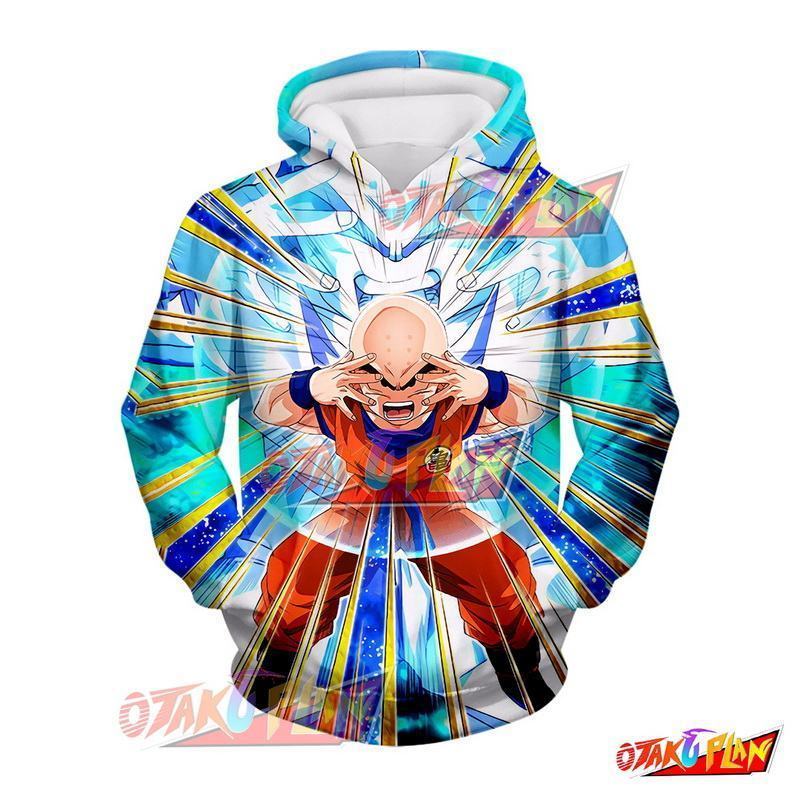 Dragon Ball Technique and Inspiration Krillin Hoodie