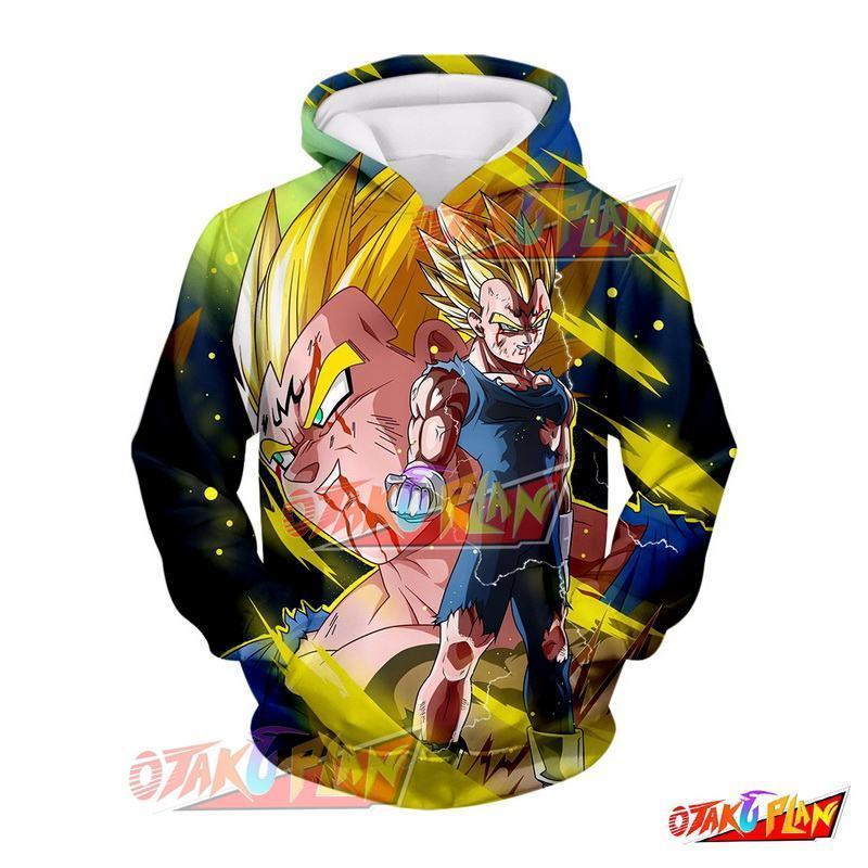 Dragon Ball Beyond the Ferocious Flash Majin Vegeta Hoodie