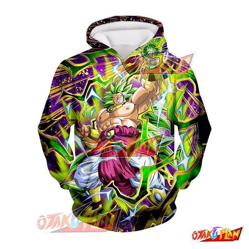 Dragon Ball Mythic Evolution Super Saiyan 3 Broly Hoodie