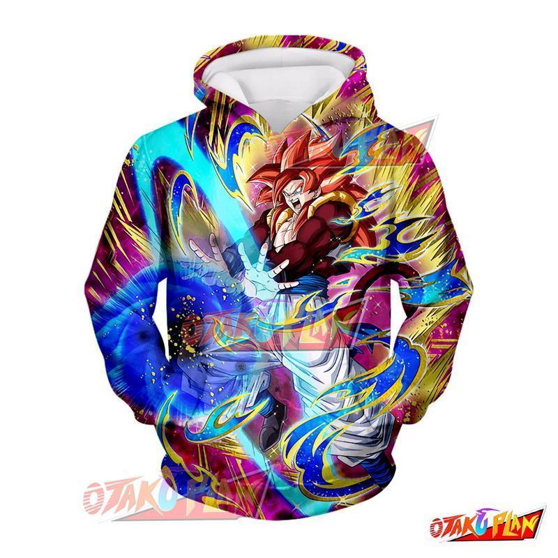 Dragon Ball Peerless Gleam Super Saiyan 4 Gogeta Hoodie