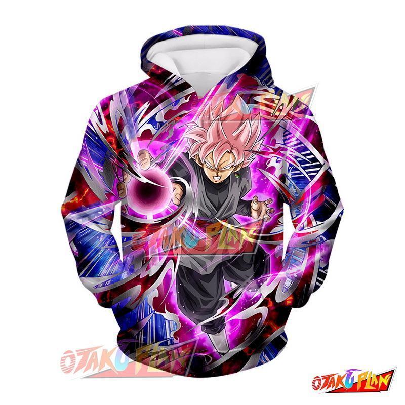 Dragon Ball Rose Stained Super Saiyan Goku Black (Super Saiyan Rose) Hoodie