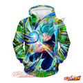 Dragon Ball Strength Beyond Gods Super Saiyan God SS Vegito Hoodie