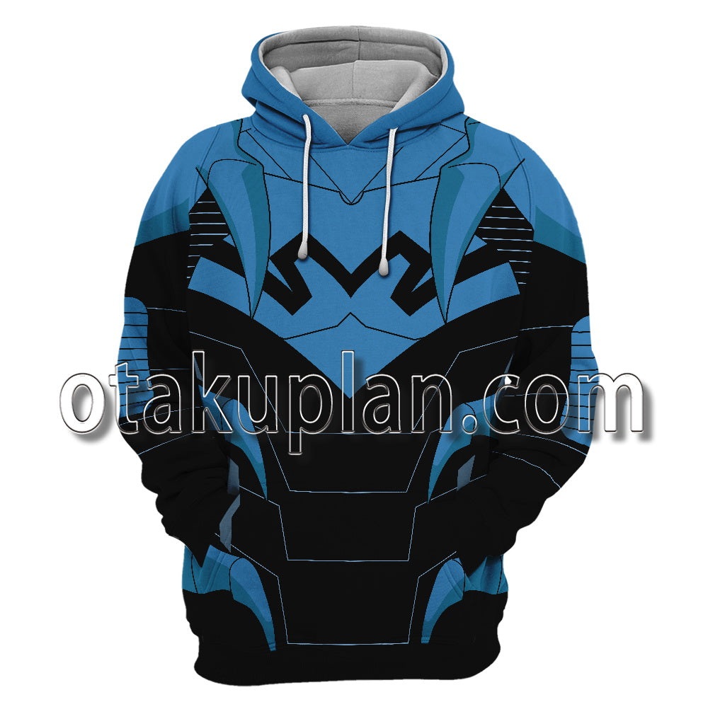 DC Young Justice Blue Beetle Cosplay Hoodie