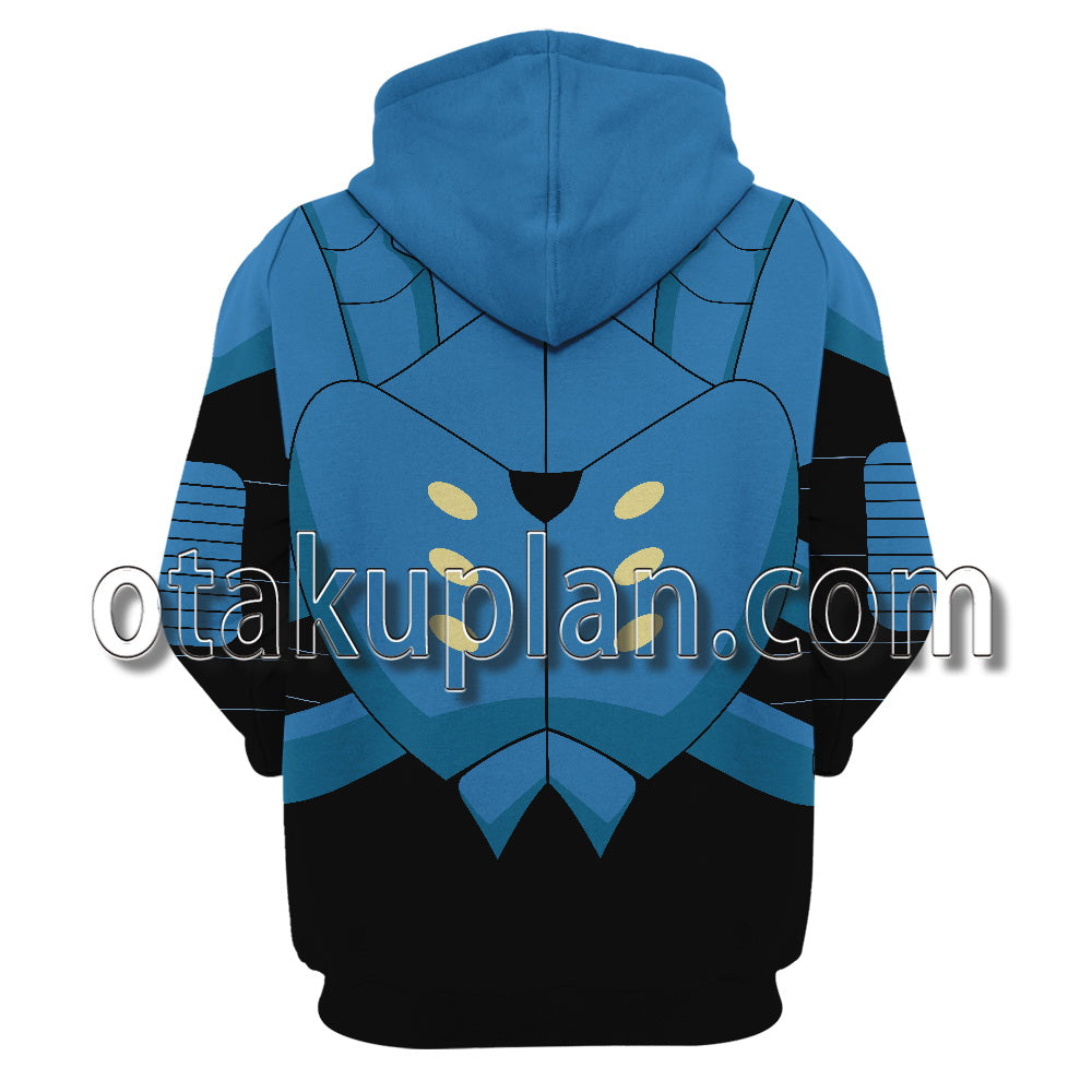 DC Young Justice Blue Beetle Cosplay Hoodie
