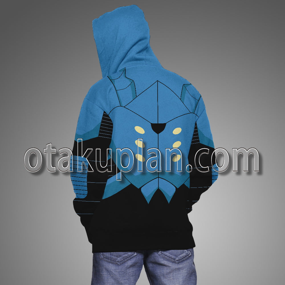 DC Young Justice Blue Beetle Cosplay Hoodie