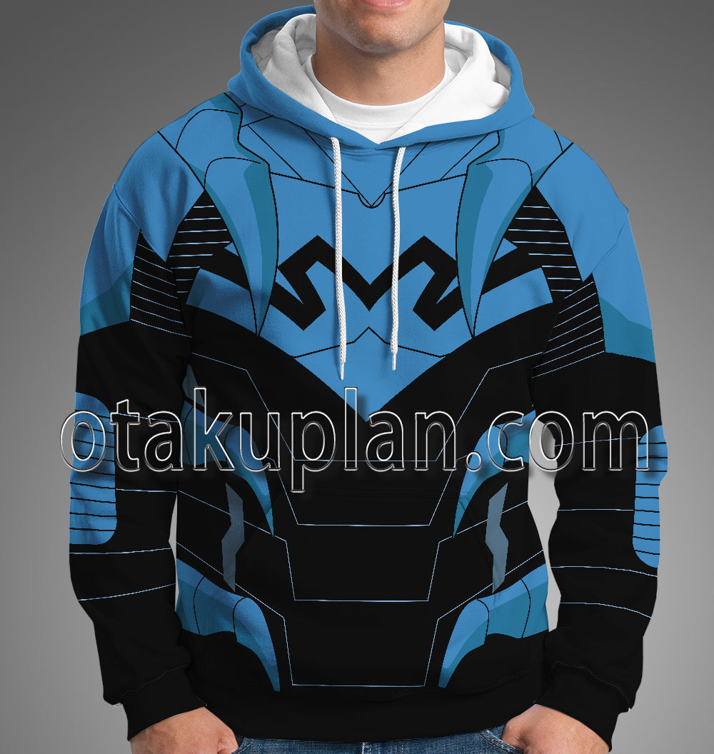 DC Young Justice Blue Beetle Cosplay Hoodie