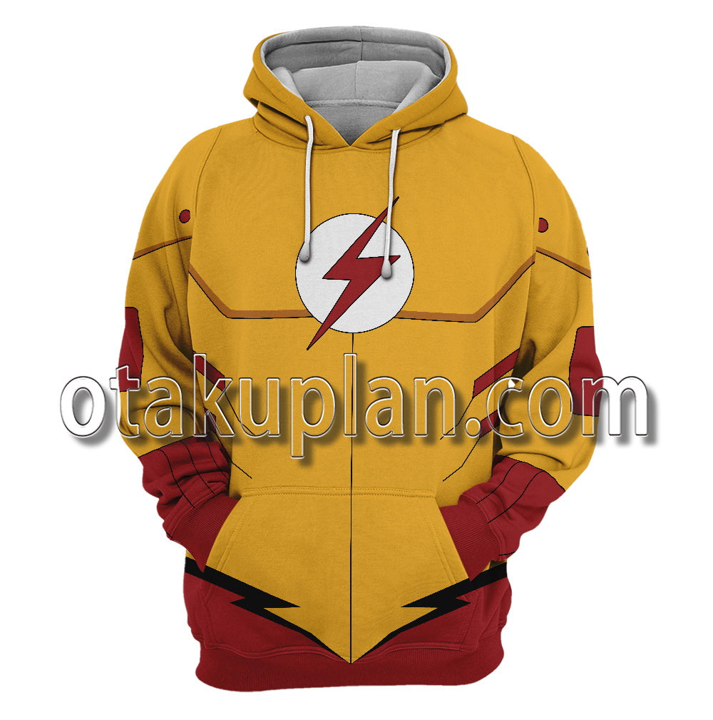 DC Young Justice The Flash Wally West Cosplay Hoodie