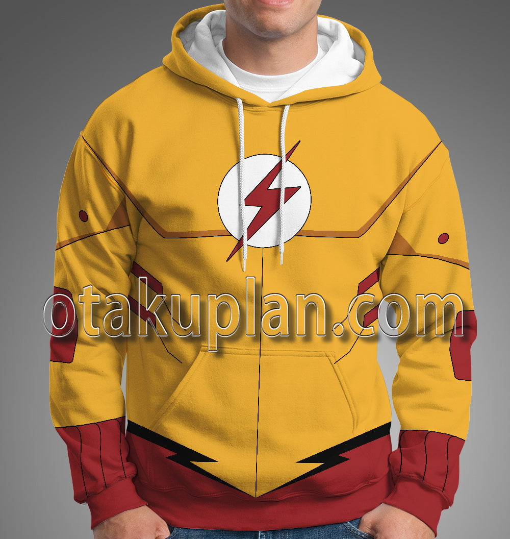 DC Young Justice The Flash Wally West Cosplay Hoodie